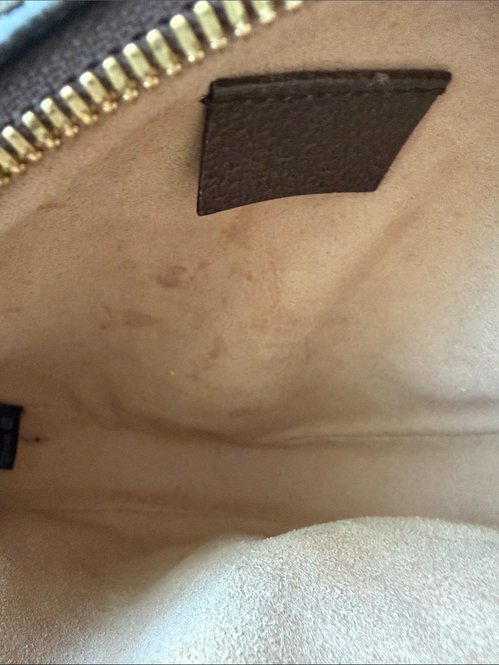 Gucci Brown GG Supreme Round Crossbody with Green and Red Web - Picture 4 of 8